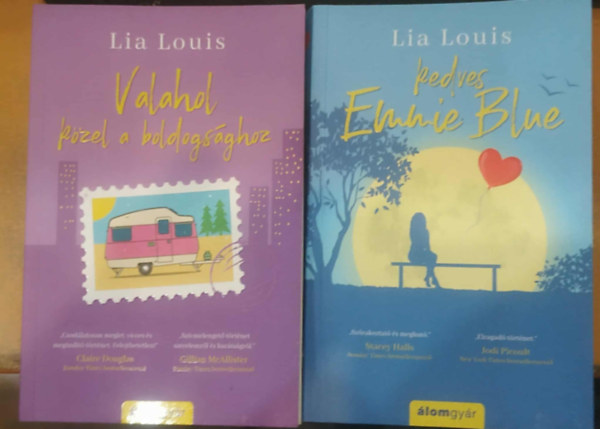 Lia Louis - 2 db Lia Louis: Valahol kzel a boldogsghoz + Kedves Emmie Blue