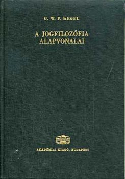 G.W.F. Hegel - A jogfiloz�fia alapvonalai