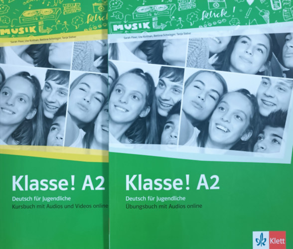Sarah Fleer, Ute Koithan, Bettina Schweiger, Tanja Sieber - Klasse! A2 - Deutsch fr Jugendliche - Kursbuch + bungsbuch mit Audios online (2 ktet)