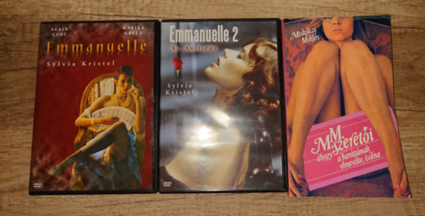 MIskolczi Mikl�s - 2 DVD: Emanuelle 1-2. aj�nd�k erotikus k�nyvvel M.M. szeret�i, ahogy a bar�tj�nak elmes�lte volna