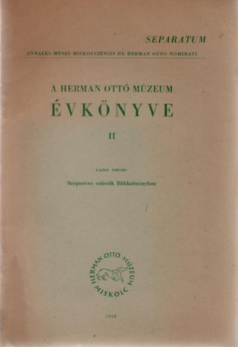 Lajos �rp�d - Sz�pm�ves sz�cs�k B�kk�br�nyban