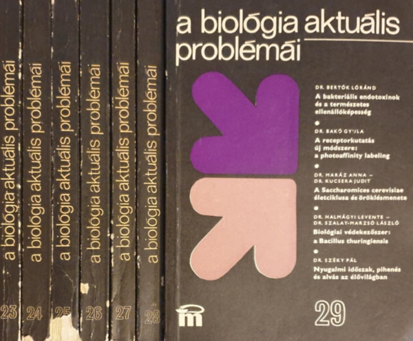 Dr. Csaba Gyrgy (szerk.) - A biolgia aktulis problmi 23-24-25-26-27-28-29.