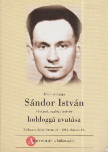 Isten szolgja, Sndor Istvn (vrtan, szalzi testvr) boldogg avatsa- Budapest, Szent Istvn tr 2013. oktber 19.