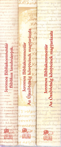 Boros Istvn (szerk.) - Jeromos Bibliakommentr I-III.