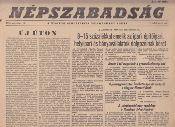 N�pszabads�g 1956. november 11. (1956-os �js�g, eredeti)