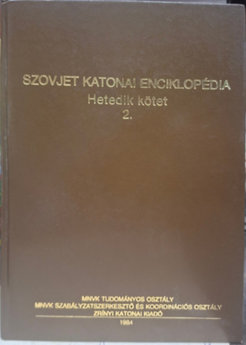 Szovjet katonai enciklopédia VII / 2. Ó-S