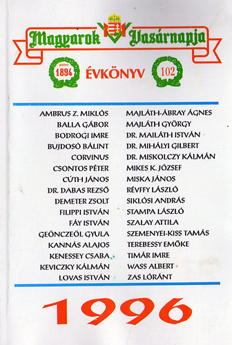 Katolikus magyarok vasárnapja - évkönyv 1996