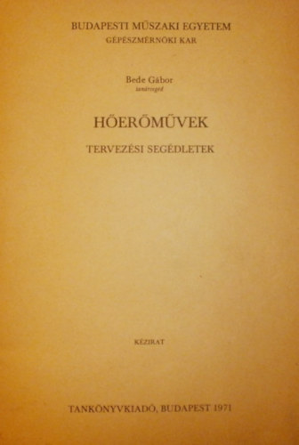 Bede G�bor - H�er�m�vek (Tervez�si seg�dletek)