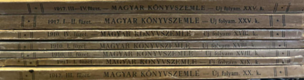 7 db Magyar Könyvszemle egyben