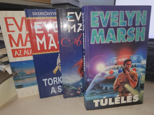 Evelyn Marsh - 4db Evelyn Marsh ktet, KNYVMENT AJNLAT: Az larc lehull+ Torkodbl a sikoly+ A csapda+ Tlls