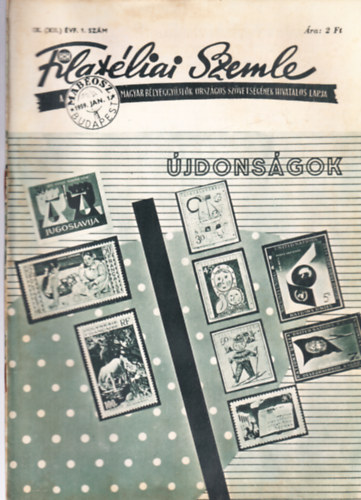 Filatliai szemle 1959/1-12. (teljes vfolyam, lapszmonknt)