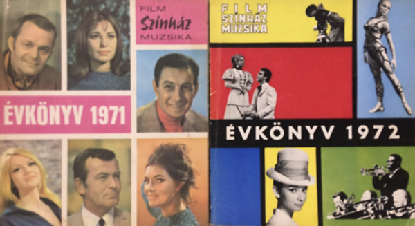 Film, színház, muzsika évkönyv 1971 + 1972 (2 kötet)