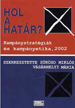 Hol a hat�r? kamp�nystarat�gi�k �s kamp�nyetika, 2002