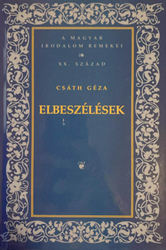 A Magyar Irodalom remekei XX. sz�zad Cs�th G�za Elbesz�l�sek
