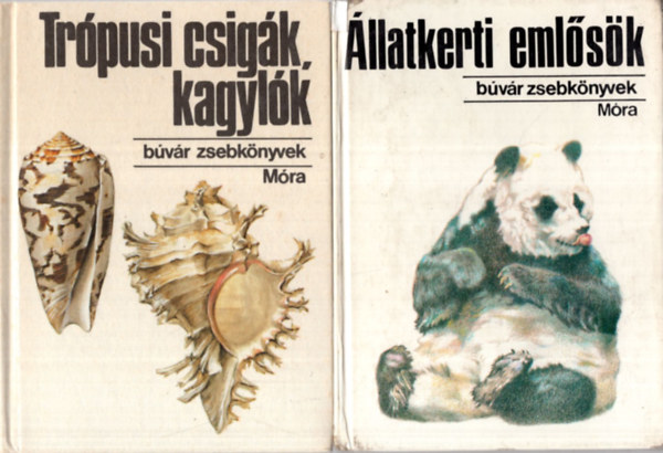 Dr. Hably Lilla, Dr. Kdas Lajos, Dr. Podani Lajos, Dr. Pnzes Bethen - 5 db Bvr zsebknyvek ( egytt ) 1. llatkerti emlsk, 2. Trpusi csigk, kagylk, 3. Gymlcsk, 4. Tengeri llatok, 5. snvnyek