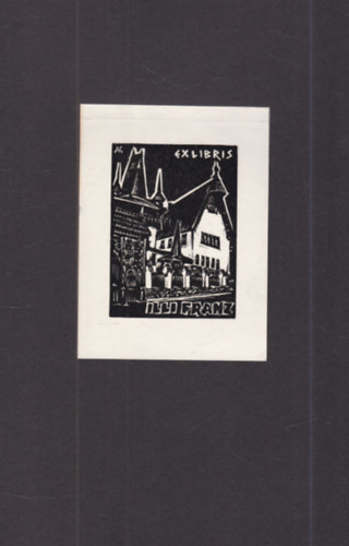 Ex Libris - Illi Franz (eredeti nyomat)