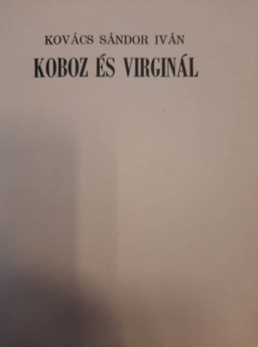 Kov�cs S�ndor Iv�n - Koboz �s virgin�l