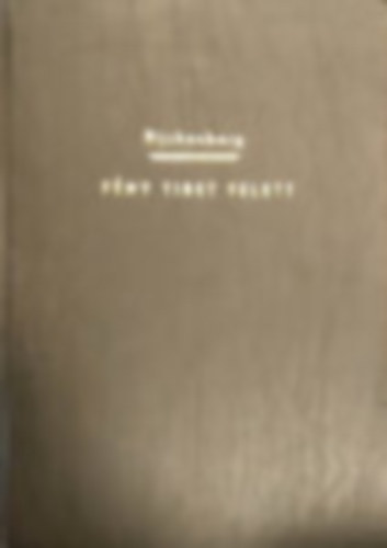 J. Van Rijckenborgh - F�ny Tibet felett (K�zirat form�j�ban