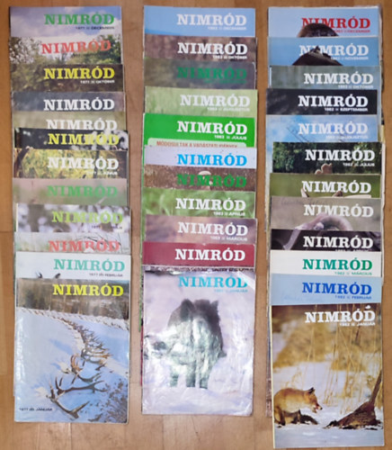 35db Nimród magazin - 1977. január-december, 1982. január-december, 1983. január, február, március, április, május, június, július, augusztus, szeptember, október, december