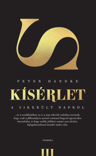 Handke, Peter - Kísérlet a sikerült napról