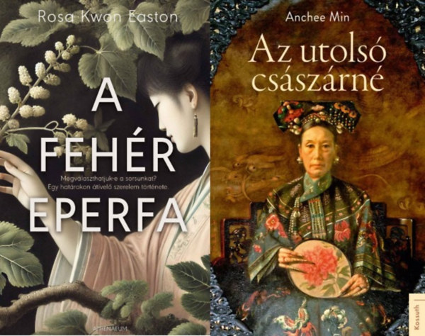 Rosa Kwon Easton, Anchee Min, A. Min - 2 db könyv távol-keleti női sorsokról: A fehér eperfa + Az utolsó császárné