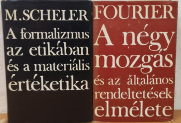 M. Scheler, Charles Fourier - Filozfiai knyvcsomag