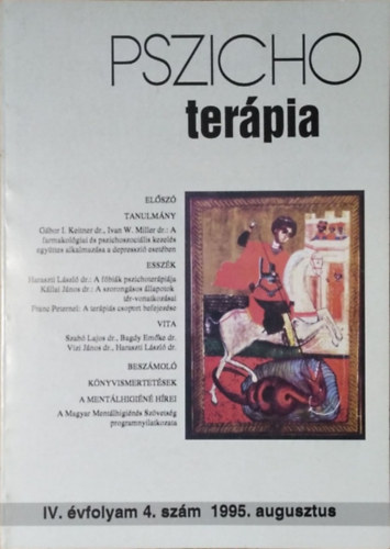 Buda Bla (szerk.) - Pszichoterpia, IV. vf. 4. szm (1995. augusztus)