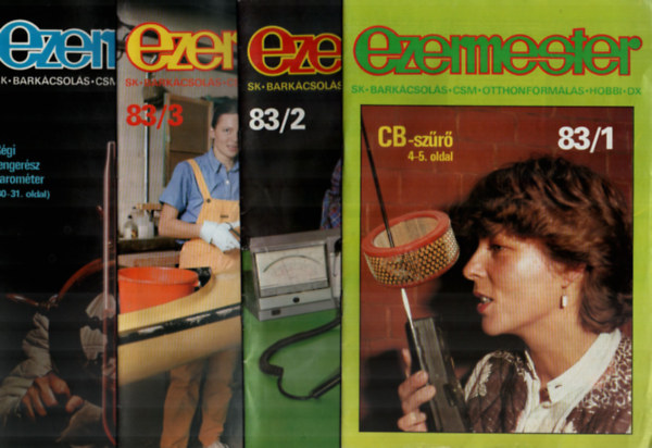 Szcs Jzsef szerk. - Ezermester 1983. vfolyam. 1-12. szm. (6. szm hinyzik)
