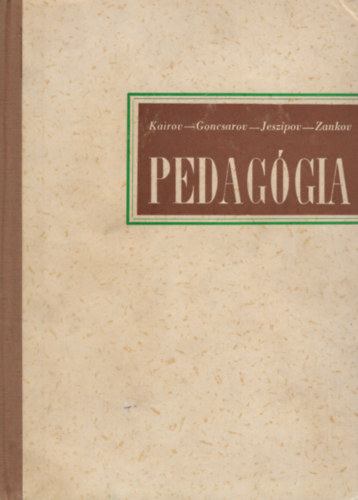 Kairov-Goncsarov-Jeszipov - Pedag�gia