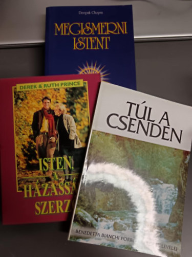 3db k�nyv: Isten a h�zass�g szerz�+T�l a csenden+Megismerni istent