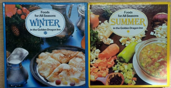 Golden Dragon Inn - 2 db angol nyelv� szak�csk�nyv: Foods for All Seasns Winter - Foods for All Seasons Summer