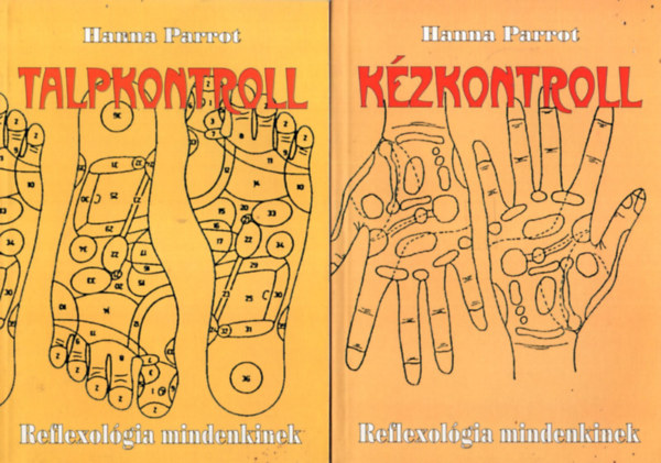 Hanna Parrot - Kézkontroll - Reflexológia mindenkinek + Talpkontroll - Reflexológia mindenkinek (2 mű)
