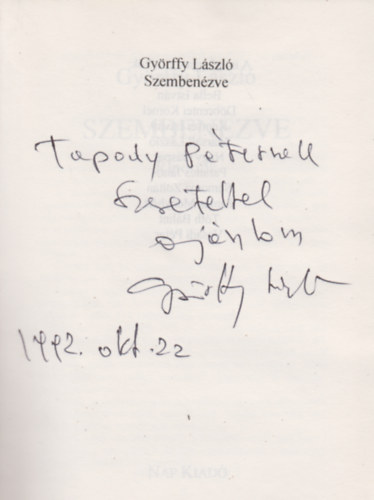 Győrffy László - Szembenézve