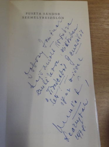 Puszta S�ndor - Szem�lyresz�l�n