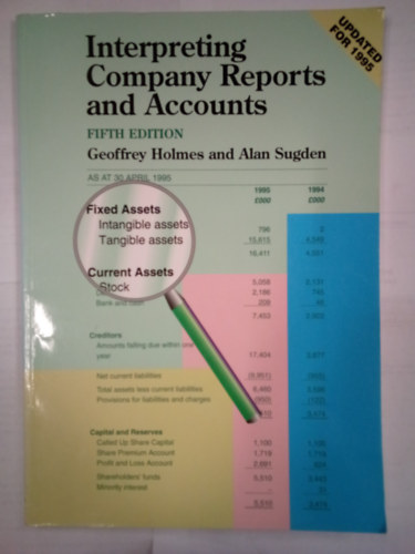 Geoffrey Holmes, Alan Sugden - Interpreting Company Reports and Accounts