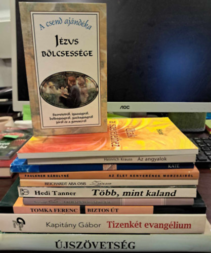 Heinrich Krauss, Hoz, Faulkner Krolyn, Reichardt Aba OSB, Tomka Ferenc, Kapitny Gbor - 11 db-os knyvcsomag -KNYVMENT AJNLAT:: Kt+Az let Kenyernek morzsibl+Jzus blcsessge+Utak a szeretethez+AZ angyalok+Zsizsa
