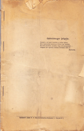 Markovits Ivn - Gyorsirs Gabelsberger rendszere szerint