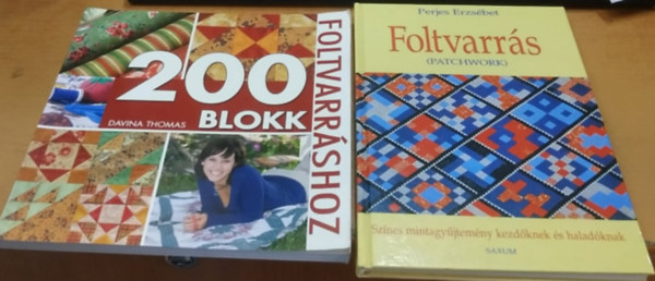 Perjes Erzsbet, Thomas Davina - 200 Blokk foltvarrshoz + Foltvarrs (patchwork)(2 ktet)