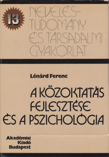 Lnrd Ferenc - A kzoktats fejlesztse s a pszicholgia