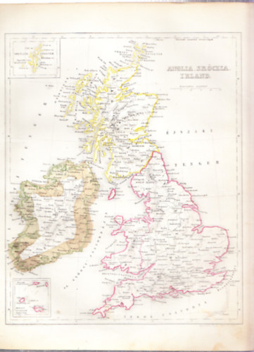 Anglika, Skczia, Irland (2229cm-es trkp, eredeti knyomat (litogrfia))