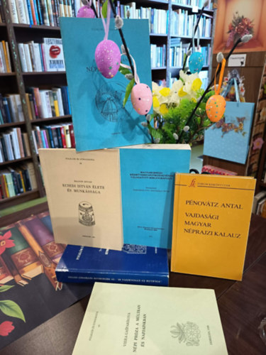 Domonkos O.-Nagybákay P., Pénovátz Antal, Dr. Balogh István, Faggyas István, Viera Gasparíková - Néprajz csomag 6 darabos KÖNYVMENTŐ AJÁNLAT: In memoriam Sztrinkó István (Folklór és etnográfia 85.), Magyarország kézművesipartörténetének válogatott bibliográfiája, Vajdasági magyar néprajzi kalauz, Ecsedi István élete és mu