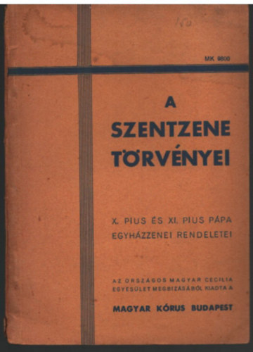 Dr. Werner Alajos - A szentzene t�rv�nyei