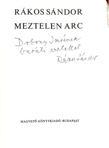 R�kos S�ndor - Meztelen arc