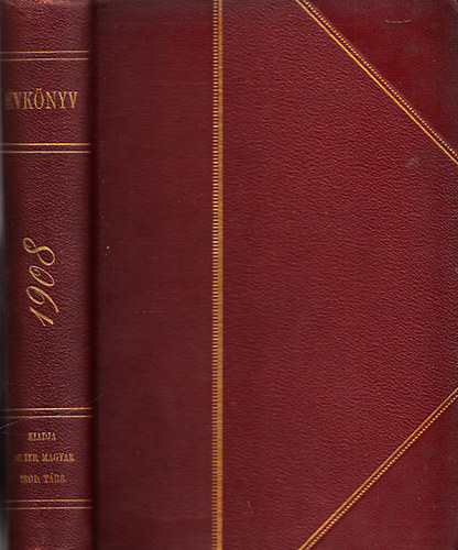 Bnczi Jzsef (szerk.) - Izraelita Magyar Irodalmi Trsulat (IMIT) vknyv 1908.