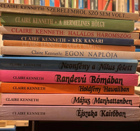 Claire Kenneth - 11 db Claire Kenneth könyv
