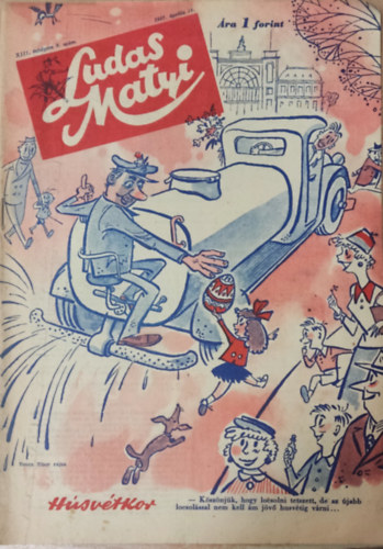 Több szerző - Ludas Matyi XIII. évfolyam 9. szám (1957. április 18.)