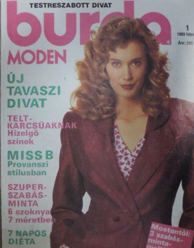 Burda Moden - 1989 februr, 1. szm