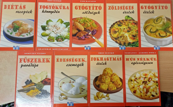 Jmbor Zska-Ver Juli, Dobi Ildik, Zsolnai Margit, T. Pusks Ildik, Fsi Katalin, Ver Juli - 9 db Aranyhal Knyvkiad/Food Time receptknyv