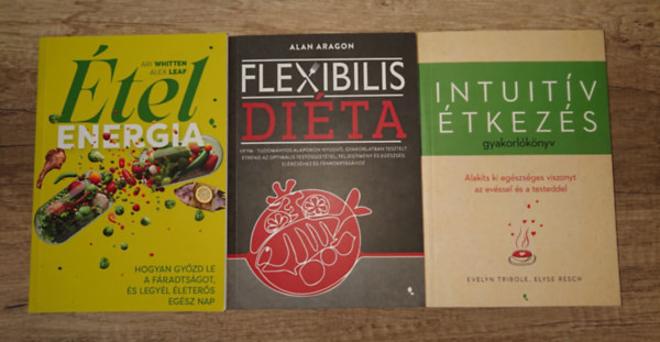 Alan Aragon, Elyse Resch - 3 di�t�s k�nyv alternat�v utakat keres�knek: Intuit�v �tkez�s - gyakorl�k�nyv, �telEnergia, Felxibilis di�ta