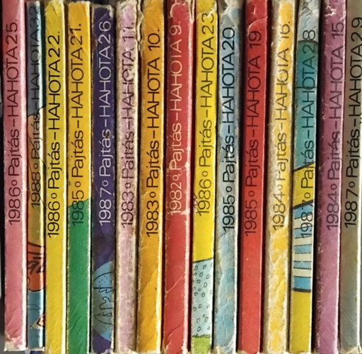 Forrai János (szerk.), Szigeti Piroska - Pajtás-Hahota ( 15 db ) Humor-képregény